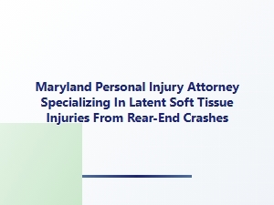 Delayed Soft Tissue Injuries After Rear-End Crashes